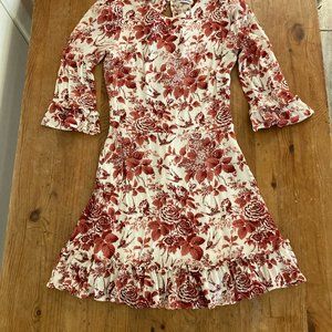 Reformation Doutzen Dress Size 6 Toile De Jouy